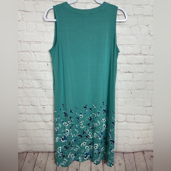 J.JILL Wearever A-LINE Shift SHIRT knit DRESS sz M, GUC - Picture 5 of 5